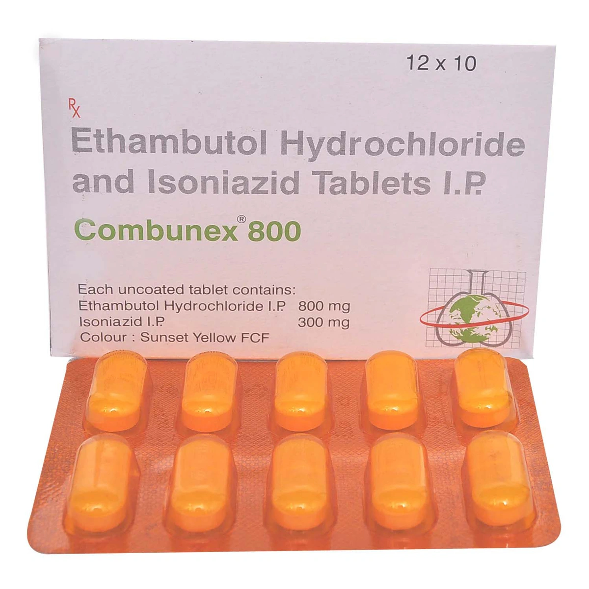 combunex 800 mg Combunex 800 (Isoniazid/Ethambutol) - Image 1