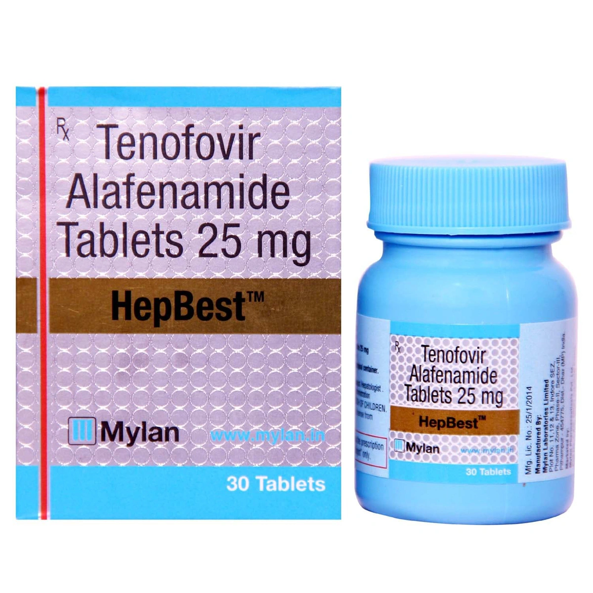 hepbest 25 mg HepBest (Tenofovir Alafenamide) - Image 1