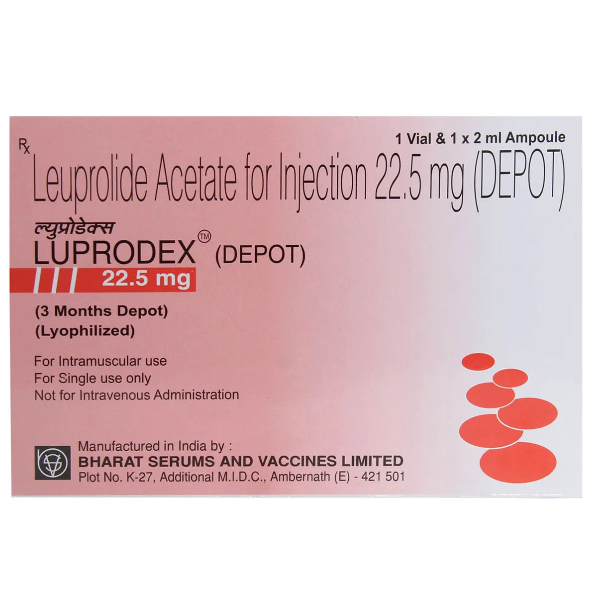 luprodex-22.5.webp Luprodex 22.50 mg (Leuprolide) - Image 1