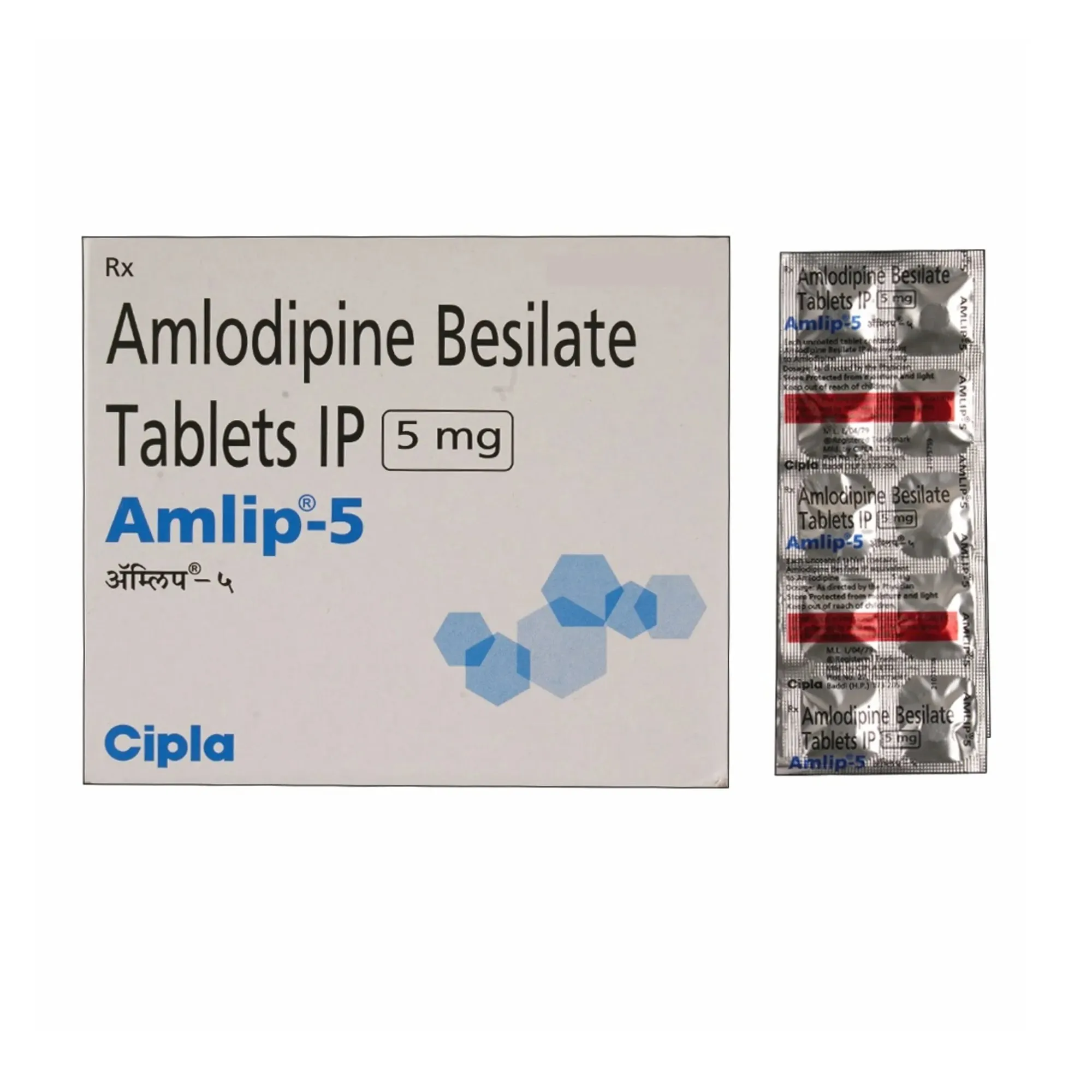 amlip 5 mg Amlip 5 mg (Amlodipine) - Image 1
