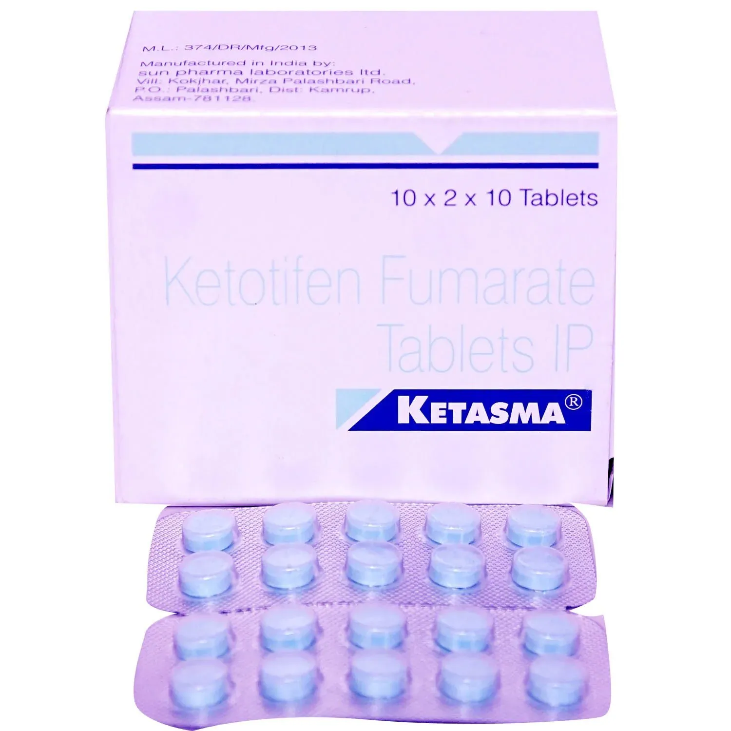 ketasma 1 mg Ketasma 1 mg (Ketotifen) - Image 1
